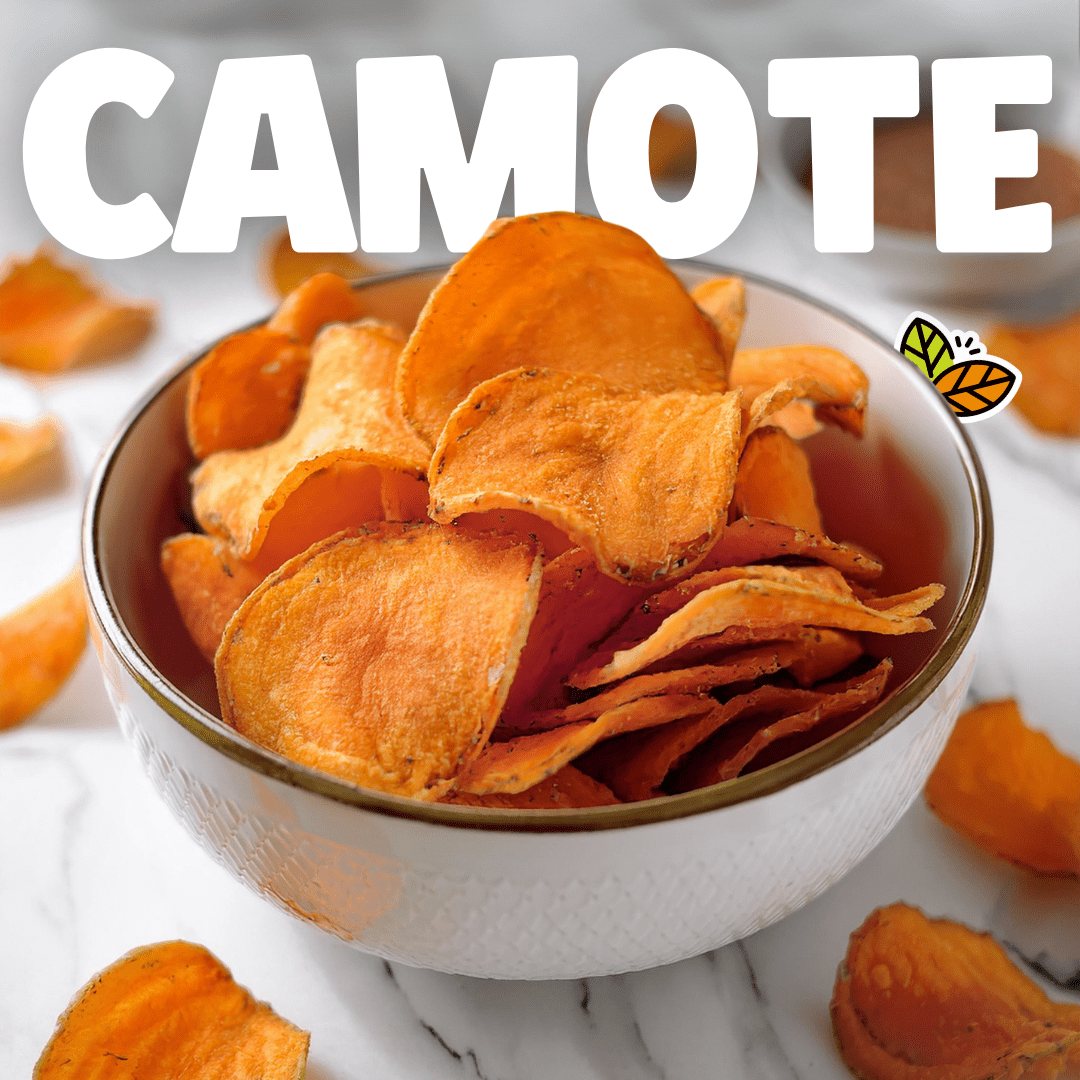 Chips de camote sabor limón y sal – botana saludable para cooperativas escolares.