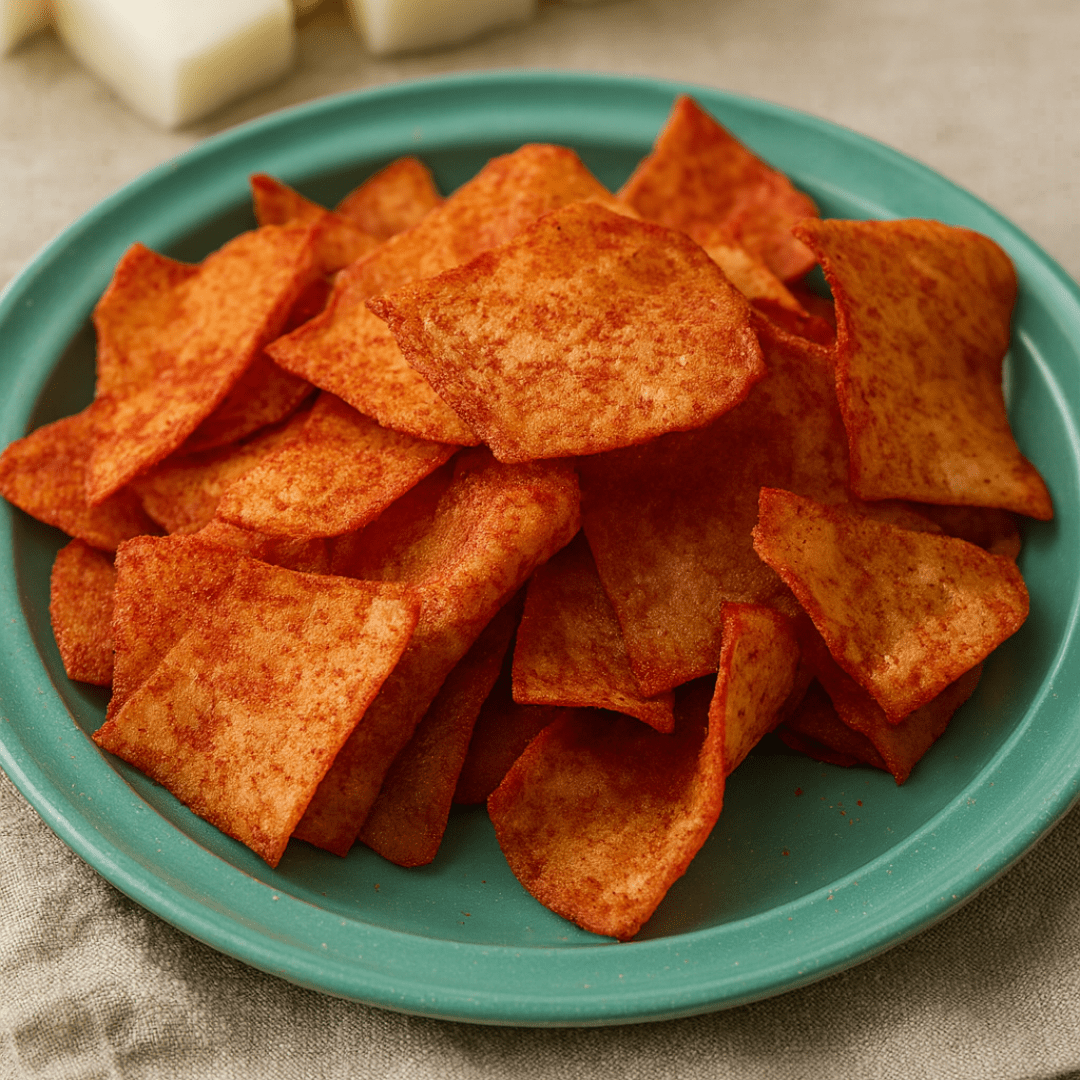 snacks saludables jicama horneada sabor piquin chips de jicama deshidratada botanas sanas para cooperativa escolar vida saludable
