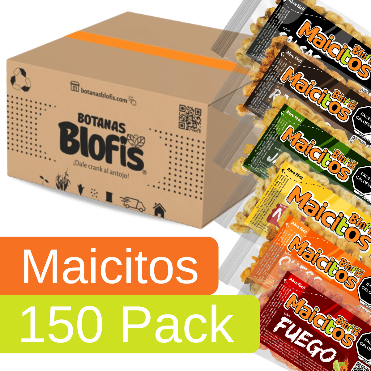 maiz inflado al vapor en mayoreo 150 pack maicitos blofis