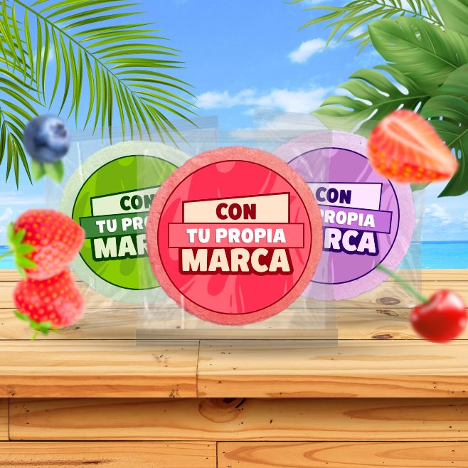 obleas de amaranto sin azucar con tu propia marca en la etiqueta