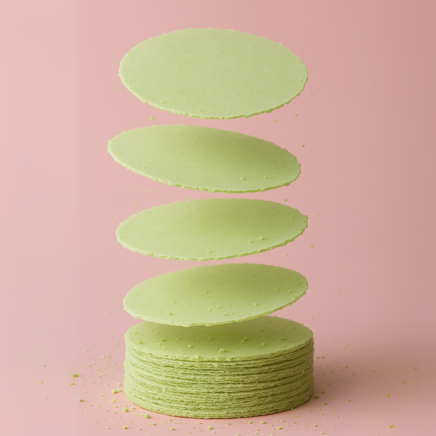 obleas de amaranto sabor matcha obleas libres de gluten sin azucar botana saludable obleas blofis