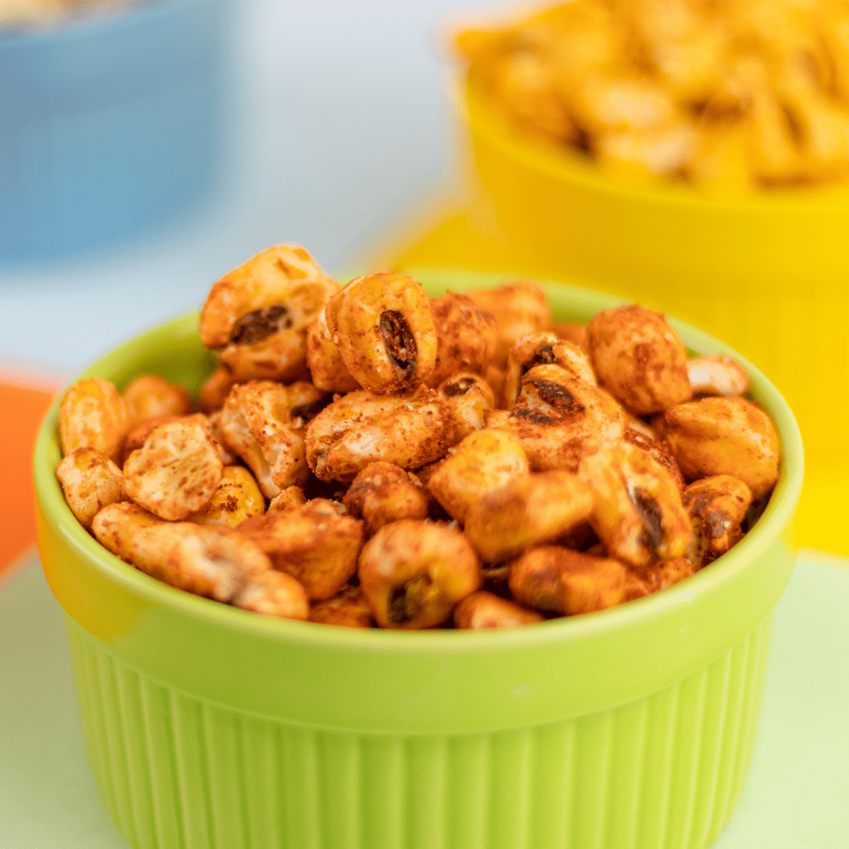 tazon con maiz inflado al vapor sabor ranchero delicioso snack saludable para vender marca blofis