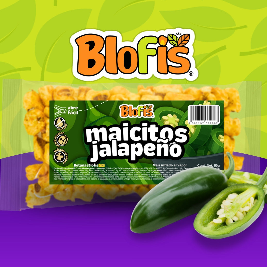 Bolsa de maicitos Jalapeño Blofis