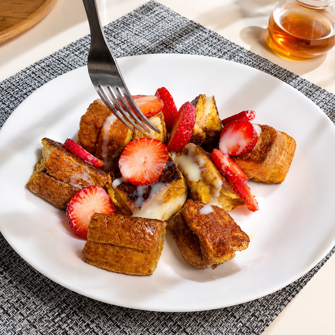 Receta de pan francés relleno fácil: desayuno rápido y delicioso😋