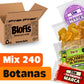 proveedor de botanas saludables variadas con tu propia marca en paquete de 240 snacks para vender