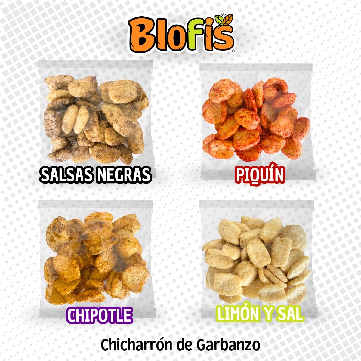 Chicharron de Garbanzo 40gr Paquetes Mayoreo - Snacks para vender