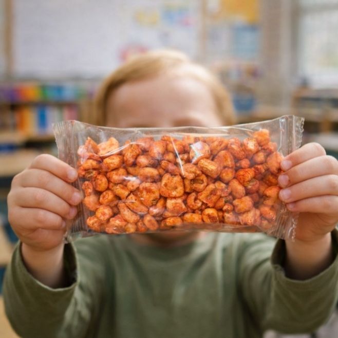 maicitos sabor ranchero dentro de escuela primaria aprobado para venta escolar