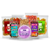 Botanas surtidas Blofis para armar tu mix: maicitos, obleas, chips, mezcla de nueces y arándano, con tu propia marca