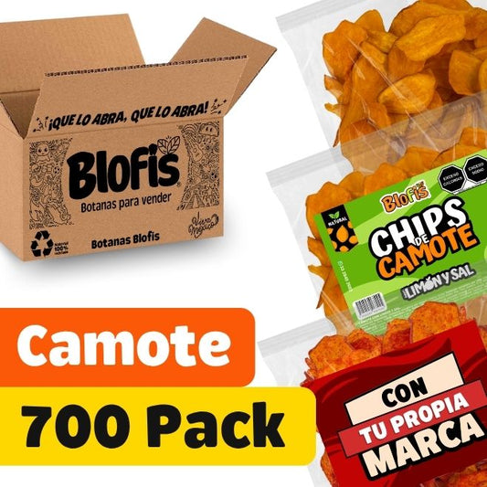 chips de camote deshidratado paquete mayoreo 700 piezas para re vender