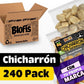 paquete en mayoreo de chicharron saludable botanas blofis 240 pack