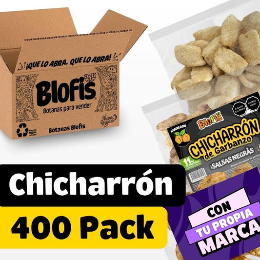 paquete de mayoreo chicharron de garbanzo botanas para vender en mayoreo con tu propia marca