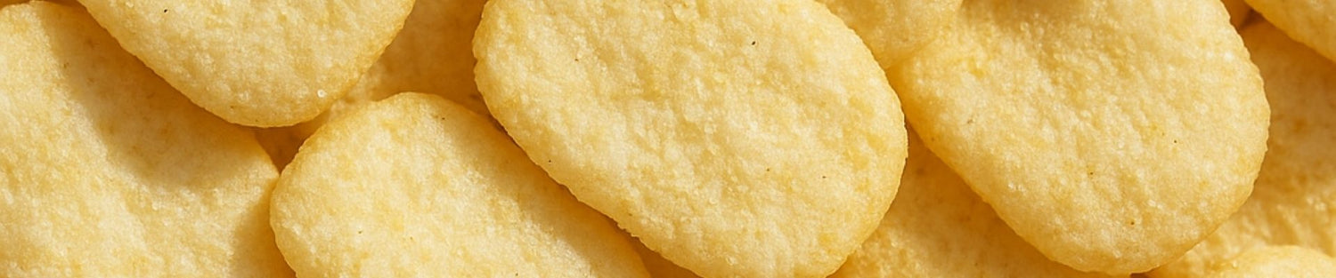 chicharron de garbanzo horneado inflado al vapor sabor limon y sal