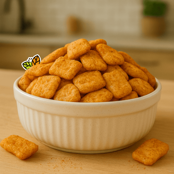 tazon chicharron de garbanzo horneado al vapor con ingredientes naturales puffs de garbanzo para vender chipotle blofis