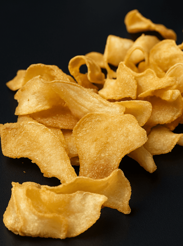 Chips de jícama y camote en rodajas, botana de 50 g para tienditas, cafeterías y gimnasios