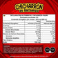 ingredientes y tabla nutricional del chicharron de garbanzo blofis sabor piquin