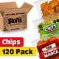 chips deshidratadas al por mayor botanas saludables blofis 120 pack