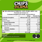 declaracion nutrimental informacion nutricional chips de jicama sabor limon y sal botanas saludables snacks mayoreo dulces para vender negocios