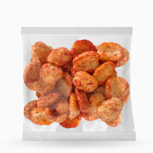 Bolsa de chicharrón de garbanzo Blofis de 40 g sabor Piquín, sin etiqueta