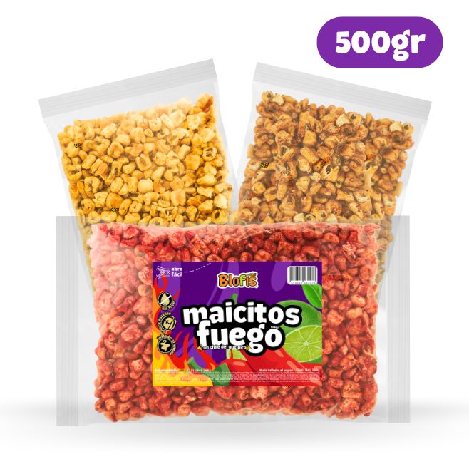 maicitos a granel bolsas de medio kilo paquetes de mayoreo blofis