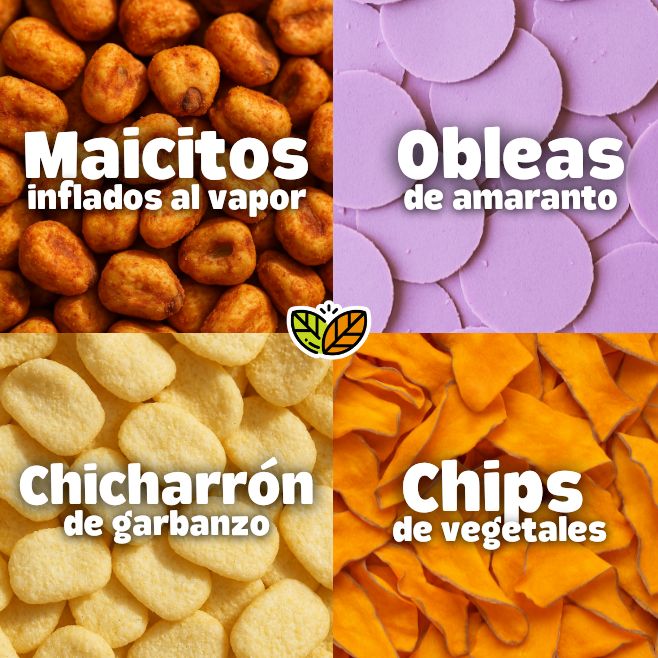 mayoreo maicitos inflados al vapor obleas de amaranto chicharron de garbanzo y chips de vegetales para vender