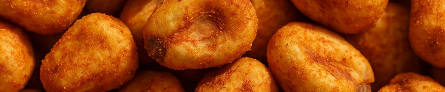 maiz inflado al vapor sabor ranchero close up a los granos de maicitos