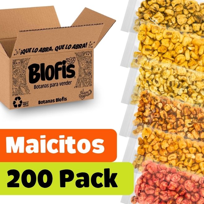 caja de mayoreo maiz inflado al vapor jalisco fabricante 200 piezas