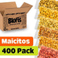 paquete mayoreo de maiz inflado al vapor 400 pack sin etiqueta
