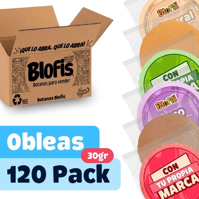 obleas de amaranto en presentacion de 30 gramos diferentes sabores para venta en cafeteria de colegio
