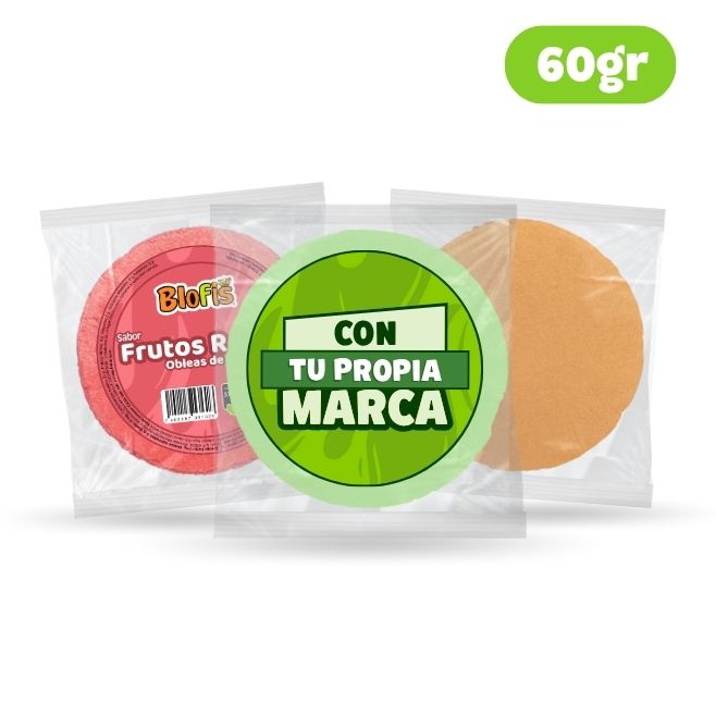 obleas de amaranto blofis sin etiqueta con tu marca o distribucion oficial snacks blofis