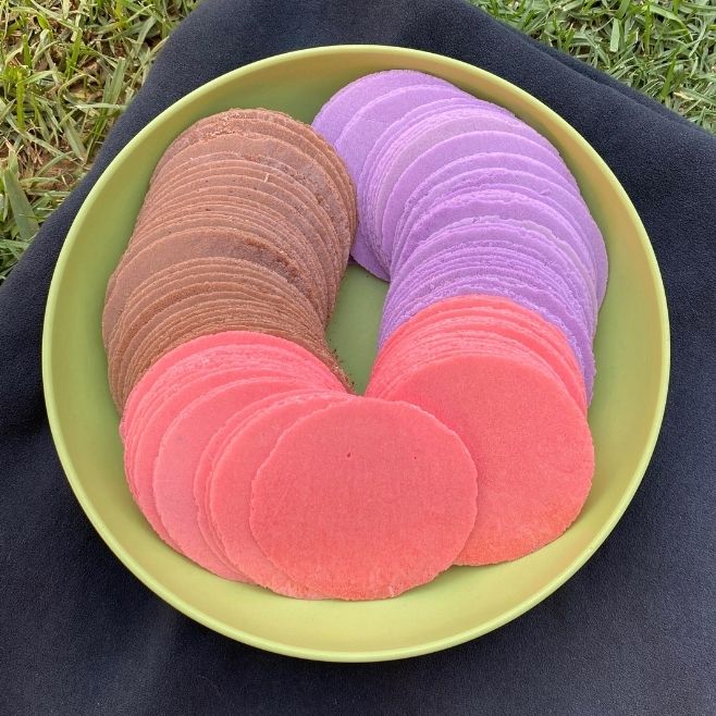 picnic con obleas de amaranto sabor frutos rojos obleas de amaranto chocolate obleas de amaranto taro snack sin azucar horneado para diabeticos