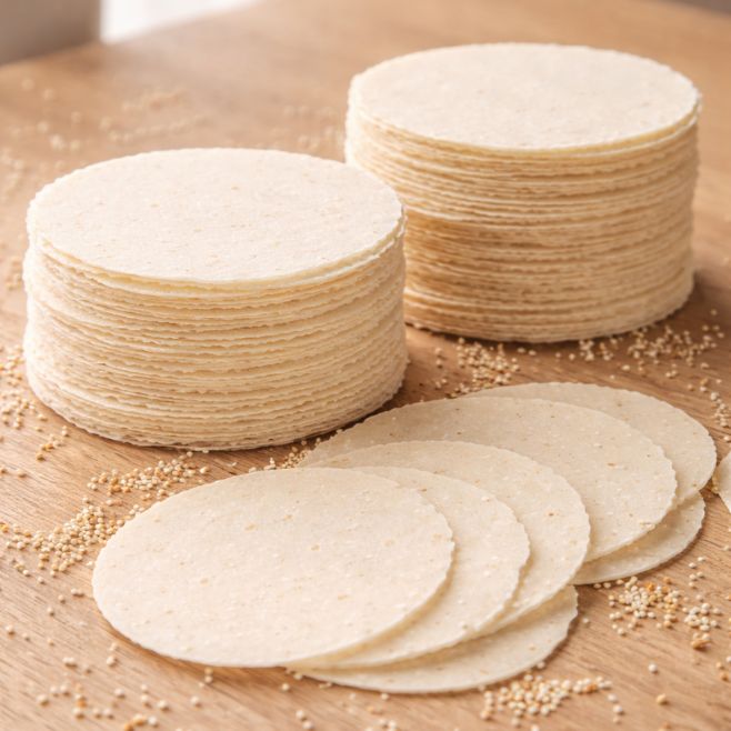 obleas de amaranto sabor natural hechas con ingredientes naturales