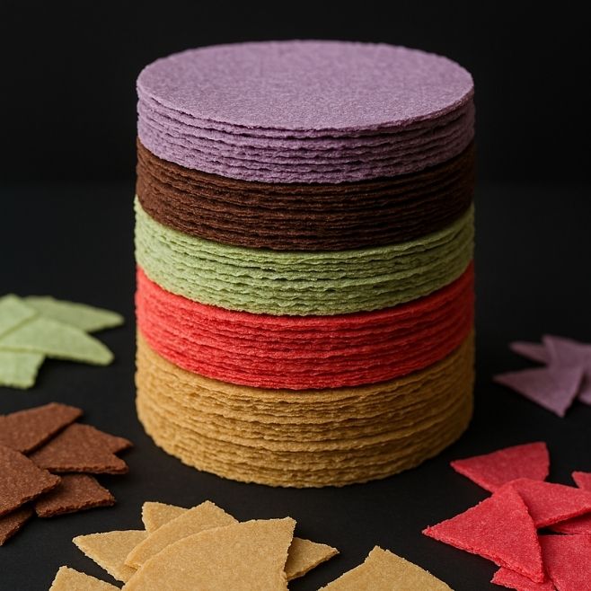 torre de obleas de amaranto sabor taro obleas de amaranto chocolate obleas de amaranto matcha obleas de amaranto frutos rojos y obleas de amaranto sabor café