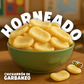 botana horneada de garbanzo puffs saludables