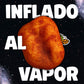 grano de maicito en el espacio inflado al vapor