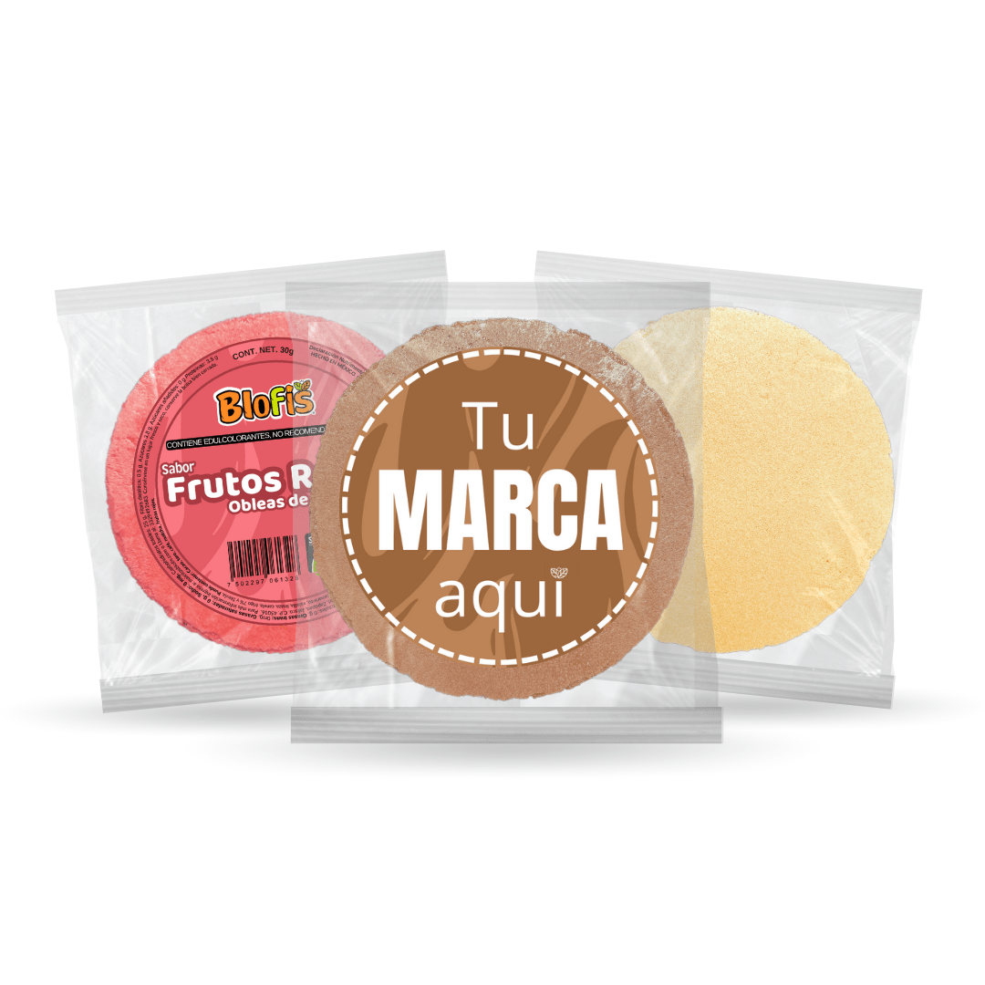 Obleas de Amaranto 60gr Paquetes Mayoreo  - Snacks para Vender