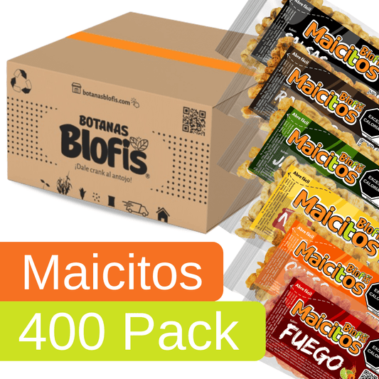 botanas saludables marca blofis portada 400 pack maicitos